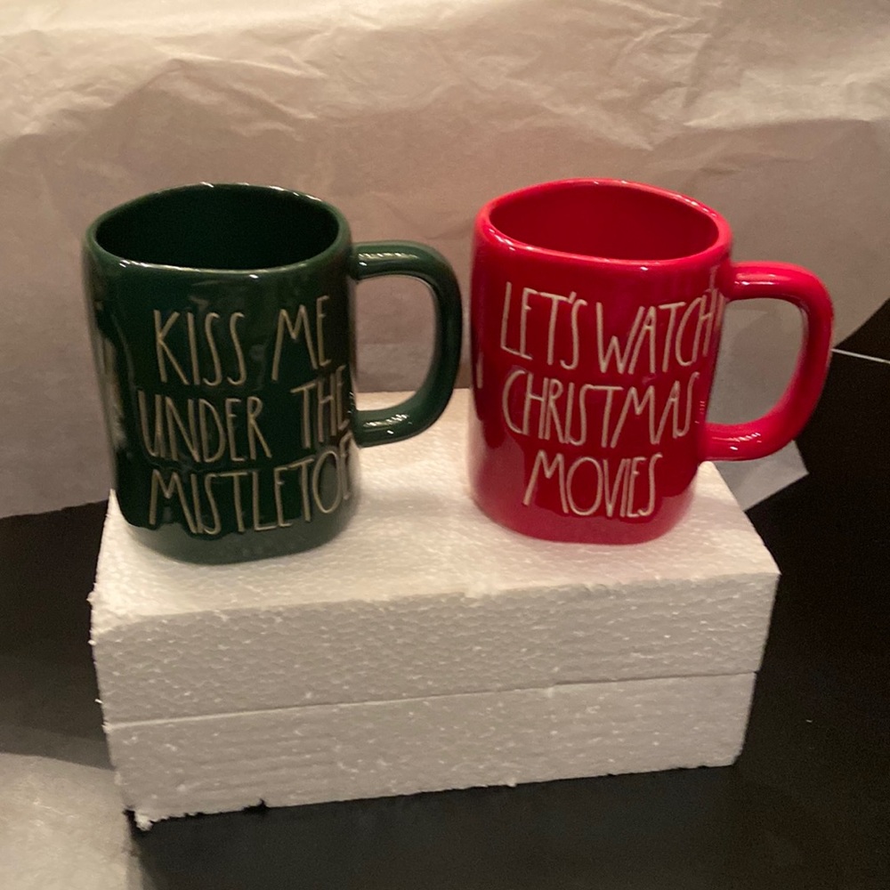 Rae Dunn Christmas mugs